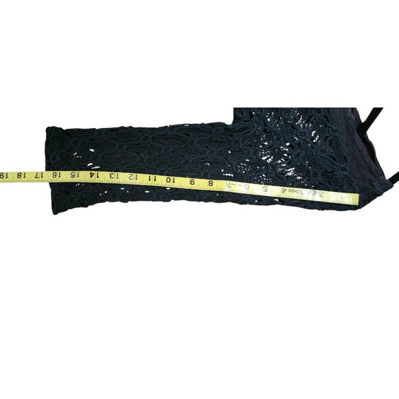 FREE PEOPLE Black Midi Dress "Lonesome Dove" Size 8 - Picture 9 of 9